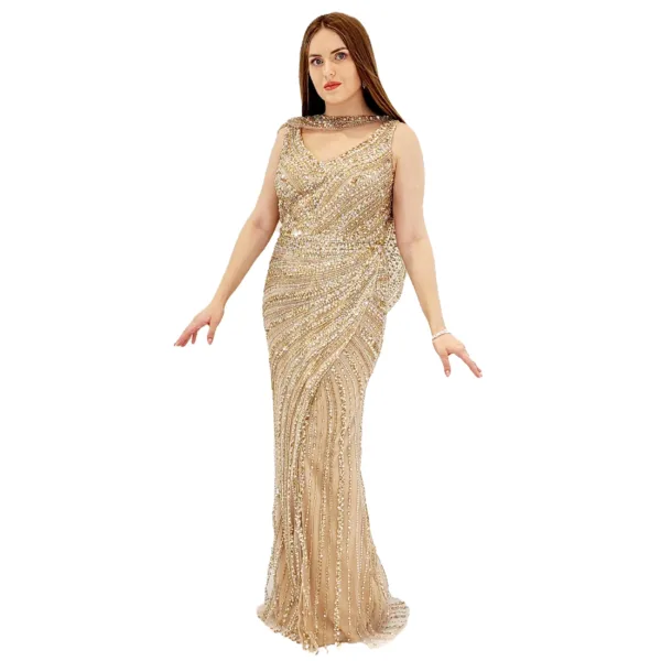 Body Shaping Evening Dress CH113-1