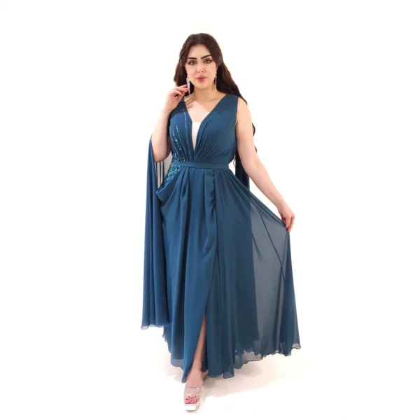 Chiffon Fabric Evening Dress T2792-11-1
