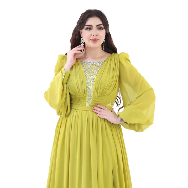 Chiffon Fabric Evening Dress T8200-5