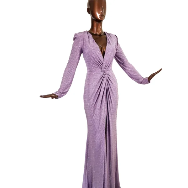 Crystal Evening Dress T3005-1