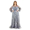 Evening And Occasion Lame Fabric Dress T05-5654-1