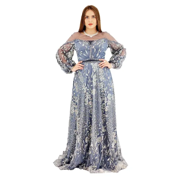 Evening And Occasion Lame Fabric Dress T05-5654-1