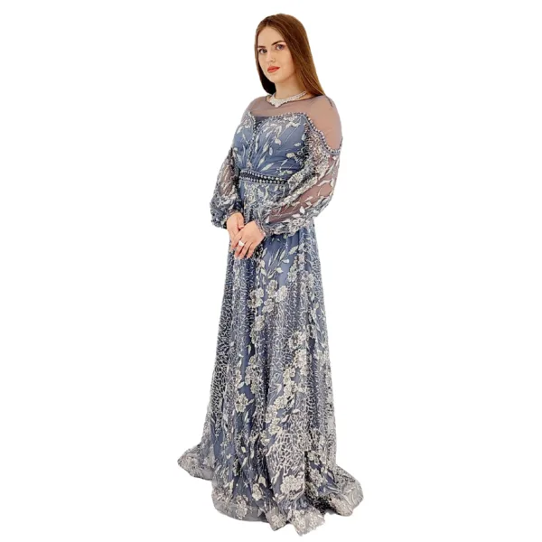 Evening And Occasion Lame Fabric Dress T05-5654-2