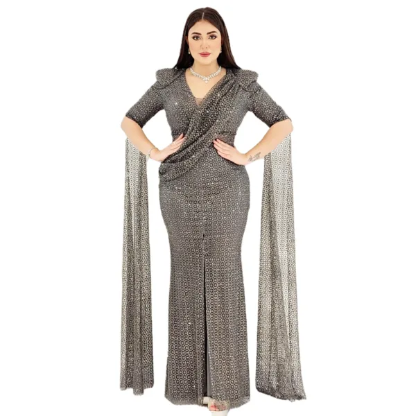 Evening and occasion Body-Shaping Dress T05-5714-1