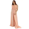 Gym Suit With Chiffon Addition And Shoulder Opening R23506-11-1