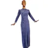 Lamé Fabric Evening Dress T2275-1