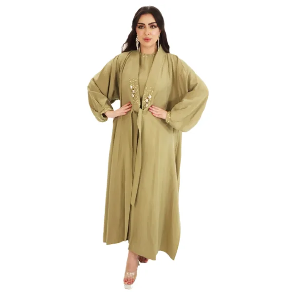 Linen Long Sleeves Outing Set X4853-1