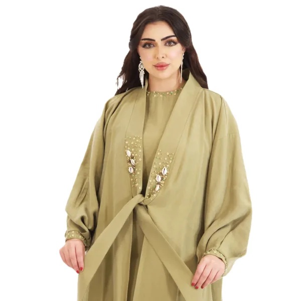 Linen Long Sleeves Outing Set X4853-2