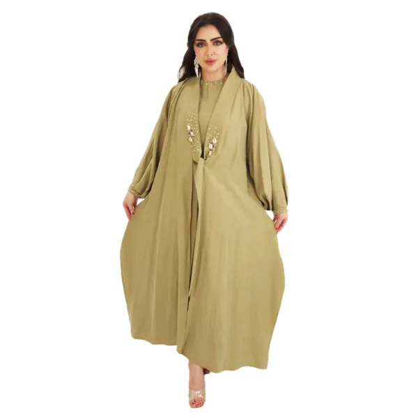 Linen Long Sleeves Outing Set X4853-3