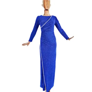Lycra Lamé Evening Dress T2450-1
