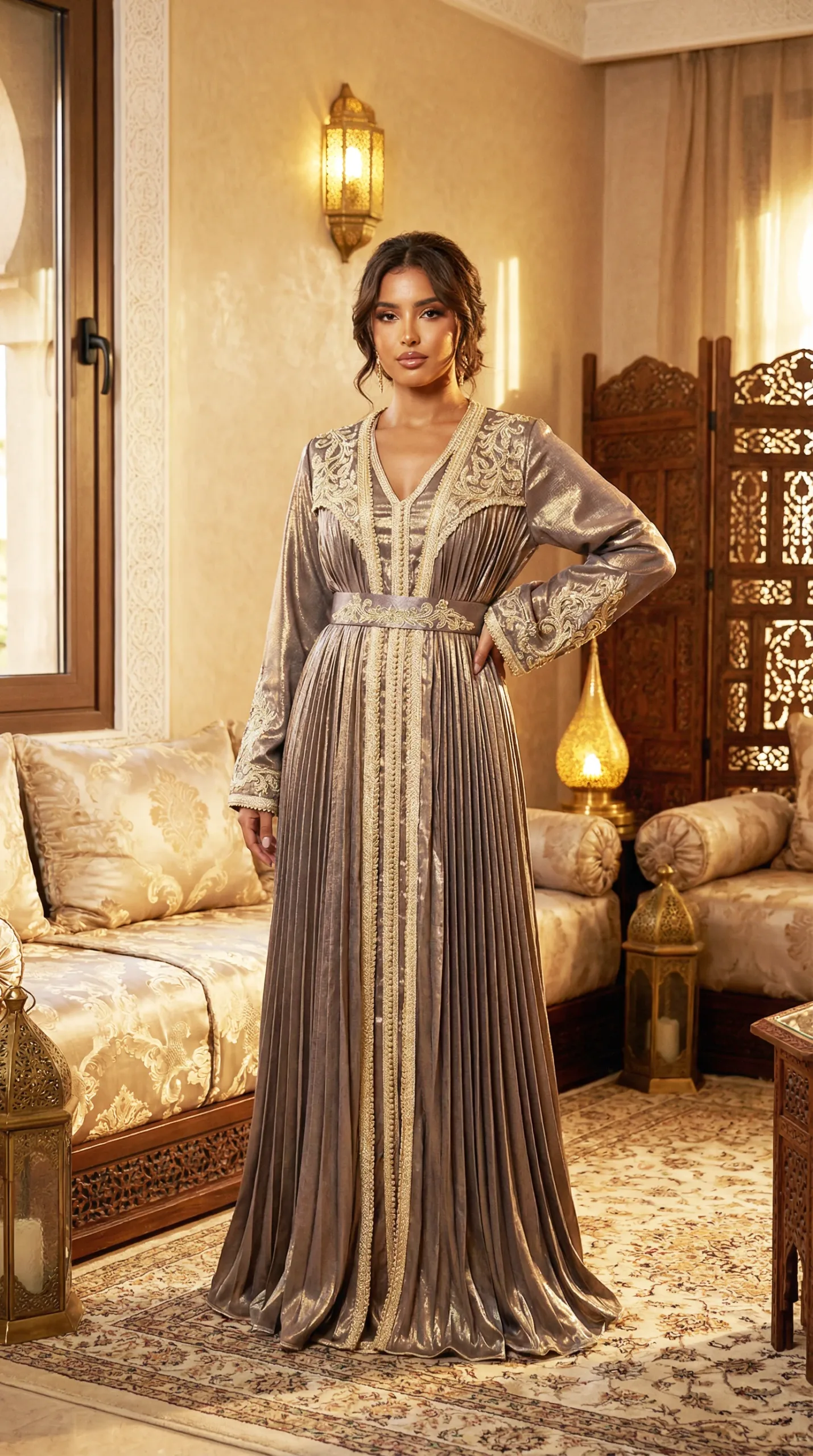 Moroccan Embroidered Dress