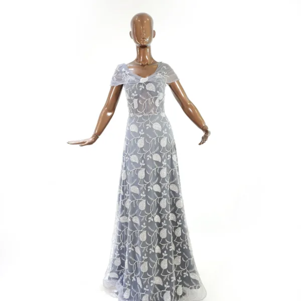 Off-Shoulder Evening Dress T05-7050-1