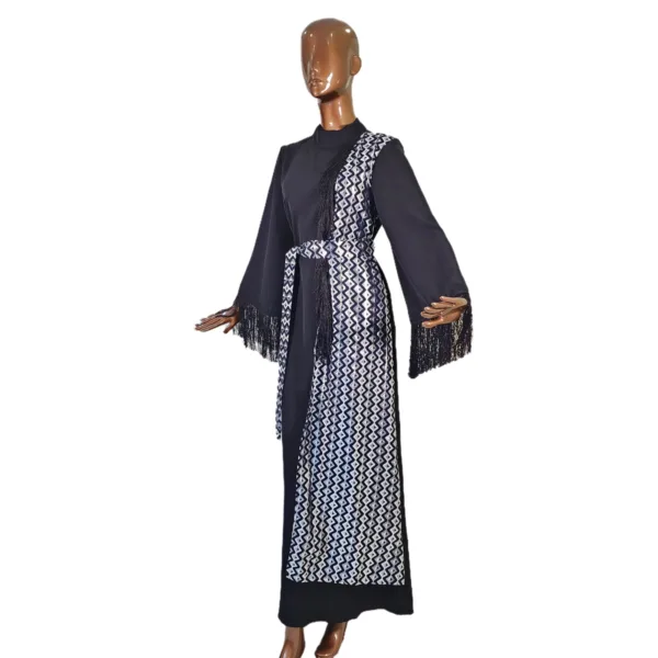 Plain Brocade Abaya CHX-0002-1