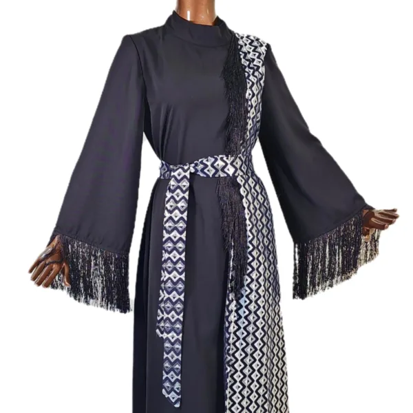 Plain Brocade Abaya CHX-0002-2