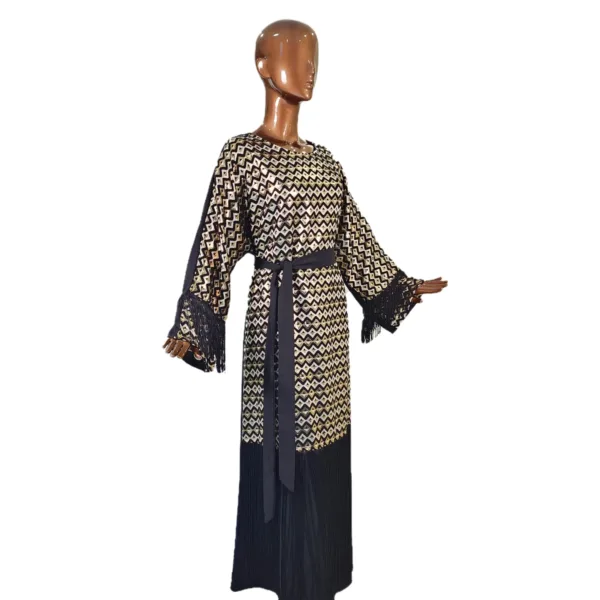 Plain Brocade Abaya CHX-0003-3