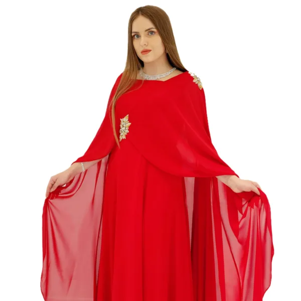 Plain Chiffon Two Piece Evening Dress D247-2