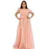 Rough Organza Evening Dress T6000-11-1