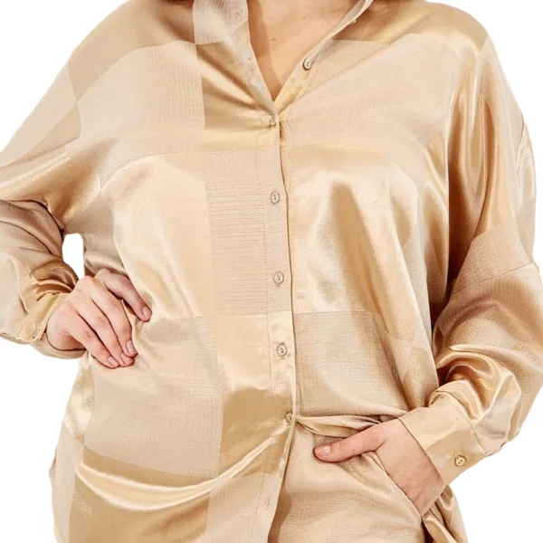 Satin Shirt Squares X33500-2