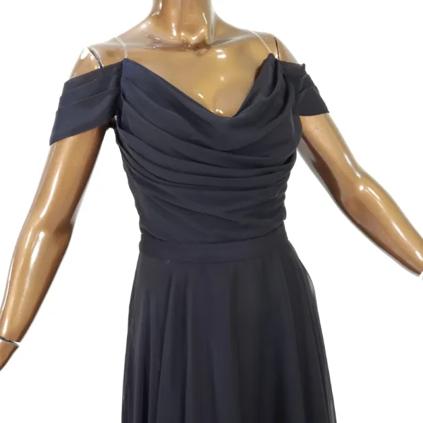 Silk Chiffon Evening Dress T6015-11-2