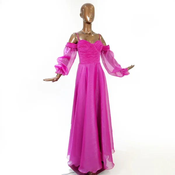 Soft Organza Evening Dress T55930-11-1