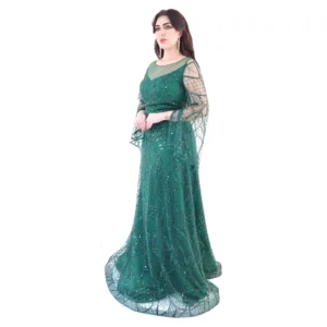 Stitch Fabric Evening Dress T05-5754-11-3