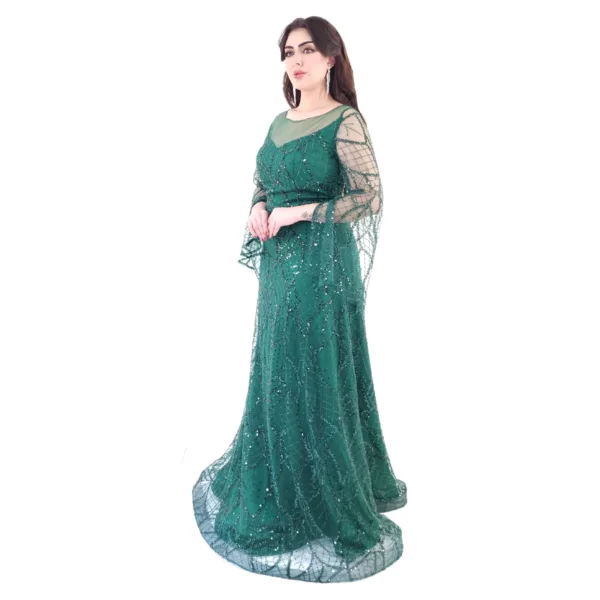Stitch Fabric Evening Dress T05-5754-11-3