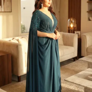 Chiffon Fabric Evening Dress