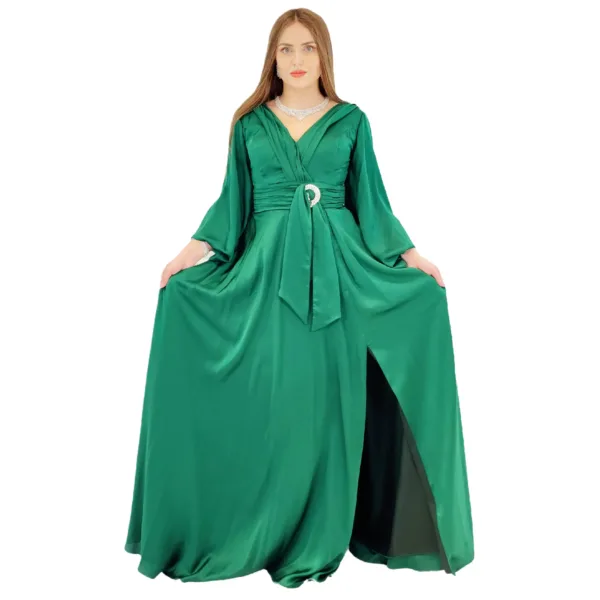 Wide Sleeves Evening Dress T-63680-11-1