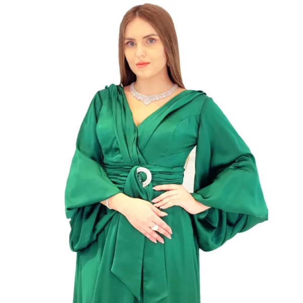 Wide Sleeves Evening Dress T-63680-11-2