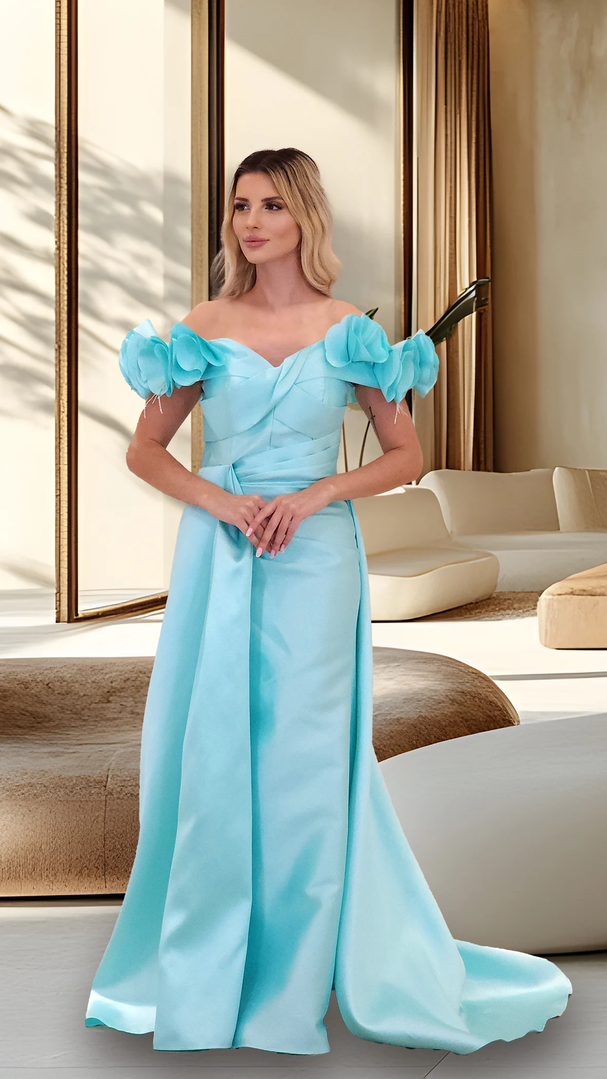 Sequined Evening Dress